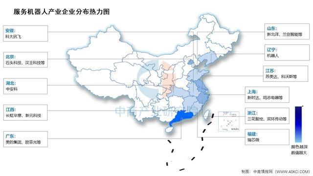 2025年中国服务机器人产业链梳理及投资热力地图(图20)