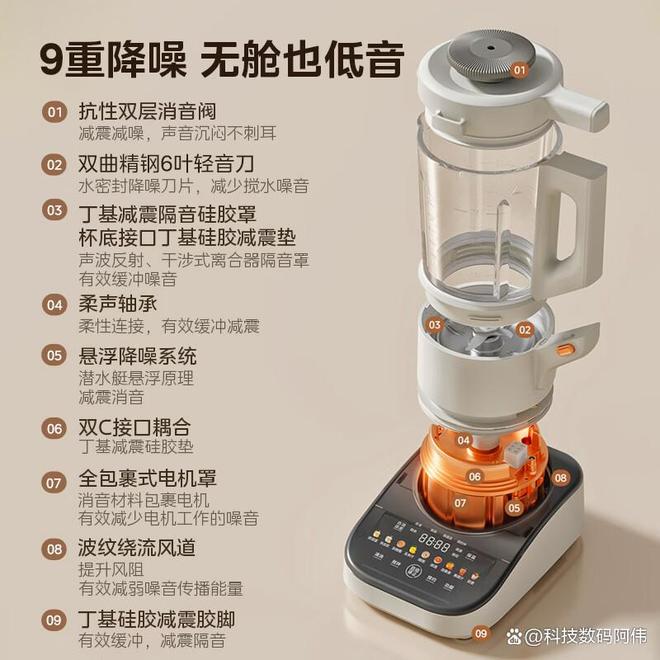 2026年隔音破壁机买哪个牌子好？这6款静音不糊底内行人都在买(图4)